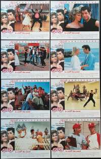 Grease Lobby Card Set USA 11"x14" Original 1998 Re-Issue