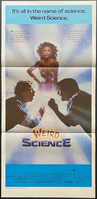 Weird Science Poster Original Daybill 1985 Sexy Kelly LeBrock John Hughes