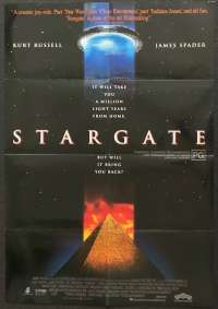 Stargate Poster Original One Sheet 1994 Kurt Russell James Spader
