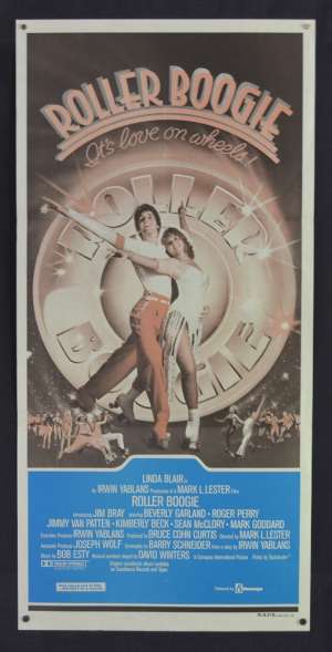 Roller Boogie 1979 movie poster Daybill Linda Blair Beverly Garland Mark Goddard
