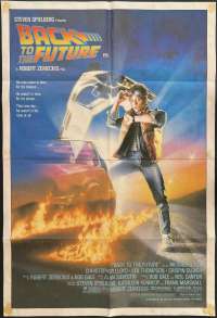 Back To The Future Movie Poster Original One Sheet Michael J Fox Drew Struzan Art