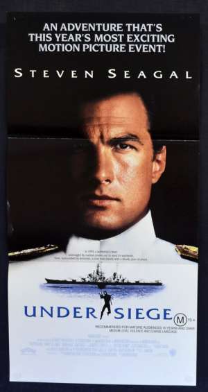 Under Siege Poster Original Daybill 1992 Steven Seagal Tommy Lee Jones