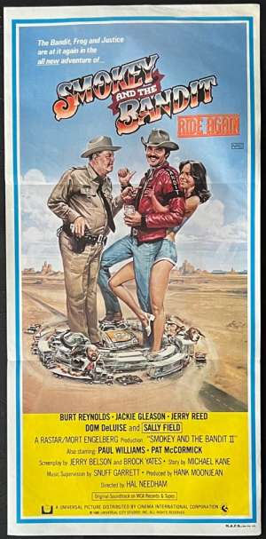 Smokey And The Bandit Ride Again Poster Original Daybill 1980 Burt Reynolds