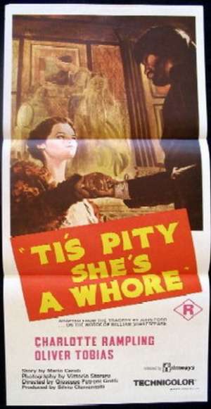 Ti&#039;s Pity She&#039;s A Whore Daybill Movie poster
