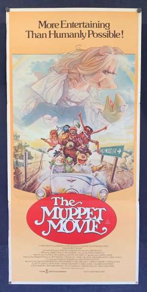 The Muppet Movie Poster Original Daybill 1979 Kermit Miss Piggy