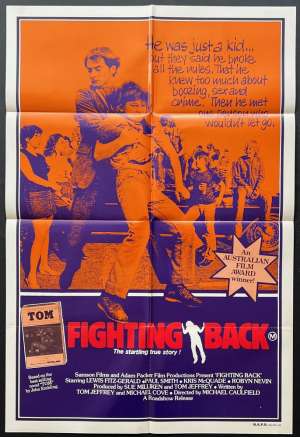 Fighting Back 1982 One Sheet movie poster Lewis Fitz-Gerald Paul Smith
