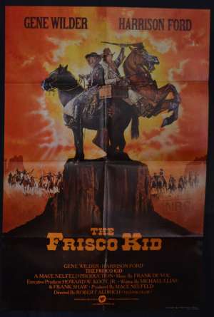 The Frisco Kid Movie Poster British One Sheet Rare Gene Wilder Harrison Ford