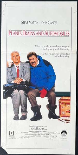 Planes Trains And Automobiles Poster Original Daybill Steve Martin John Candy