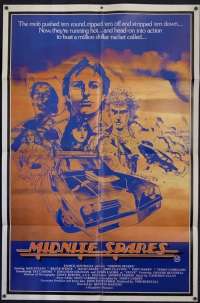 Midnite Spares Poster Original One Sheet Rare 1983 Bruce Spence David Argue