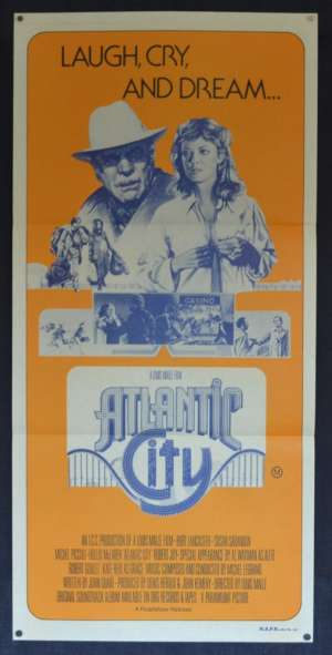 Atlantic City Poster Original Daybill 1980 Burt Lancaster Susan Sarandon
