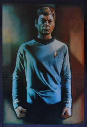 Star Trek Crew One Sheet poster Commercial Bones McCoy Struzan Art