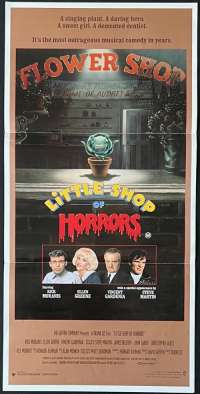 Little Shop Of Horrors Movie Poster Original Daybill 1986 Rick Moranis Steve Martin