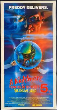 80s Horror 27x40 Size Print ~ FREDDY A NIGHTMARE ON ELM STREET Movie Poster 