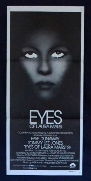 Eyes Of Laura Mars 1978 Daybill movie poster Faye Dunaway Serial Killer