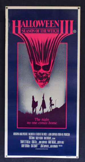 Halloween 3 Season Of The Witch Poster Original Daybill Rolled Never Folded 1982
