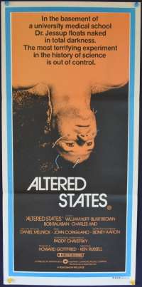 Altered States Poster Original Daybill 1980 William Hurt Blair Brown