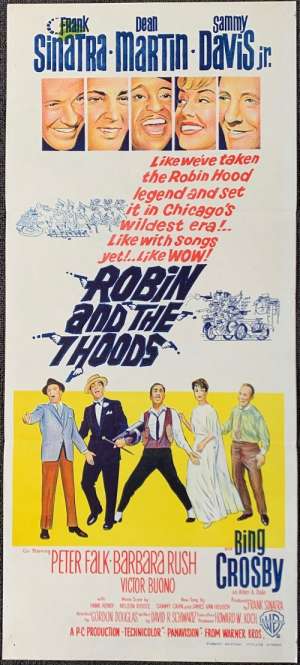 Robin And The Seven Hoods Poster Original Daybill 1964 Frank Sinatra Dean Martin