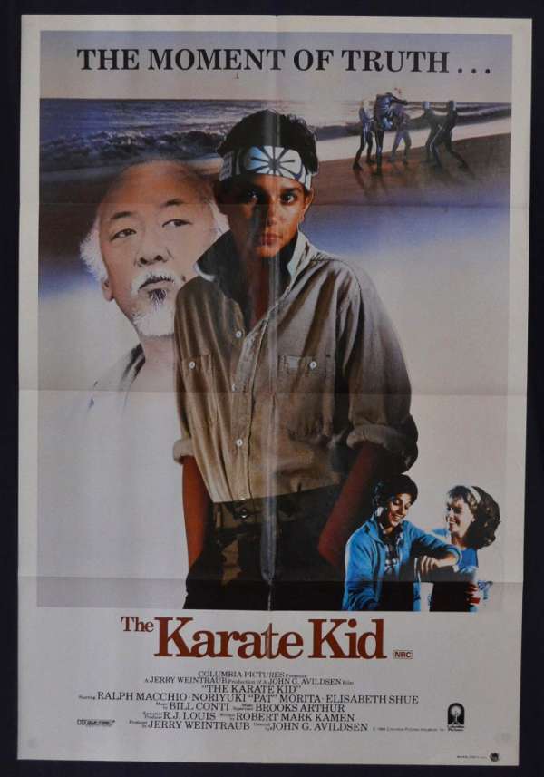 Karate Kid Movie Sheet Poster 24x36 inch *Fast Shipping* Ralph Macchio 1984 New 