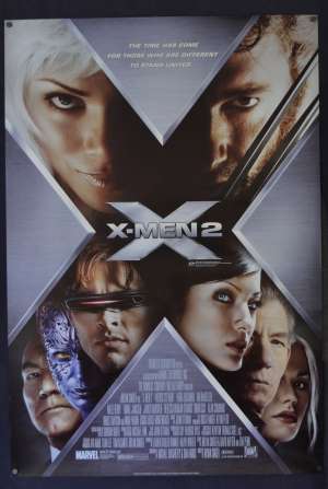 X-Men 2 Poster Original One Sheet Style B 2003 Hugh Jackman Superhero