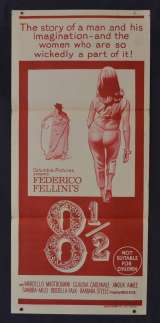 Federico Fellini, 8 e 1/2 (eight and half) italian movie poster, 8