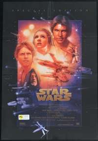 Star Wars Poster Original USA International One Sheet 1997 Drew Struzan Art