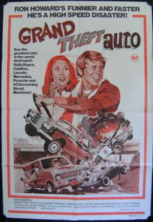 Grand Theft Auto Ron Howard One Sheet movie poster