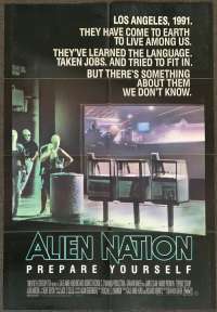 Alien Nation Poster Original One Sheet 1988 James Caan Mandy Patinkin