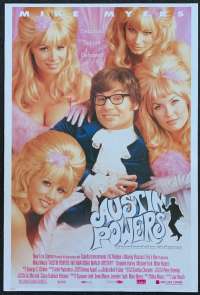 Austin Powers International Man Of Mystery Poster USA One Sheet Original