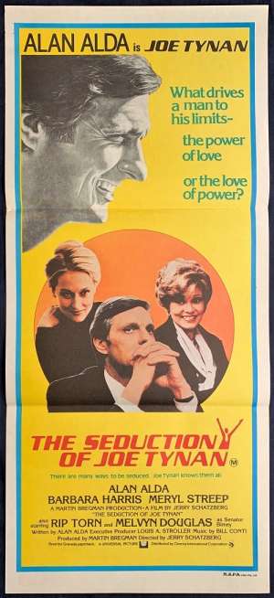 The Seduction Of Joe Tynan Poster Original Daybill 1979 Alan Alda Meryl Streep