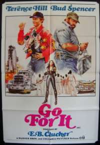 Go For It Poster Original One Sheet 1983 Bud Spencer Terence Hill Trinity Boys