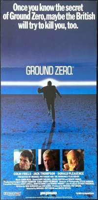 Ground Zero Poster Original Daybill 1987 Colin Friels Jack Thompson Nuclear Tests