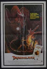 Dragonslayer 1981 One Sheet movie poster Dragon BEST Artwork