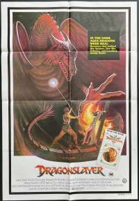 Dragonslayer 1981 One Sheet movie poster Dragon BEST Artwork