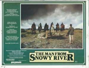The Man From Snowy River Photosheet Lobby 5 Original 11x14 1982