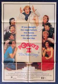 Porky&#039;s 2 The Next Day Movie Poster Original One Sheet 1983 Dan Monahan
