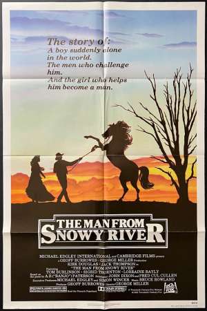 The Man From Snowy River Poster USA One Sheet 1982 Tom Burlinson