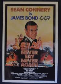 Never Say Never Again Poster Original One Sheet 1983 Sean Connery James Bond
