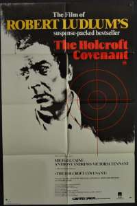 The Holcroft Covenant Poster Original One Sheet 1985 Michael Caine John Frankenheimer