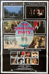 The Shooting Party Poster Photosheet Original 1984 James Mason