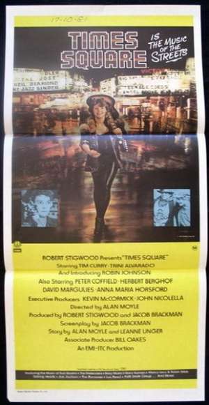 Times Square Daybill Movie poster