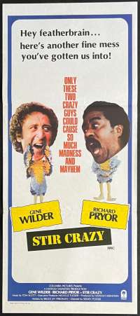 Stir Crazy Daybill Movie poster