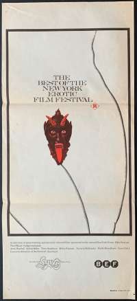 The Best Of The New York Erotic Film Festival Poster Original Daybill