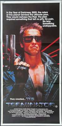 The Terminator Poster Original Daybill 1984 Arnold Schwarzenegger Cyborg