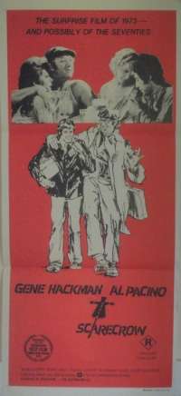 Scarecrow 1973 Poster Daybill Al Pacino Gene Hackman