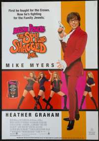 Austin Powers The Spy Who Shagged Me One Sheet Original 1999 Mike Myers
