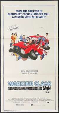 Working Class Man Daybill Movie Poster Original 1986 Aka Gung Ho Michael Keaton