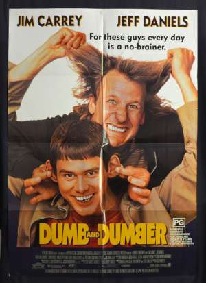 All About Movies Dumb And Dumber 1994 One Sheet Movie Poster Jim 