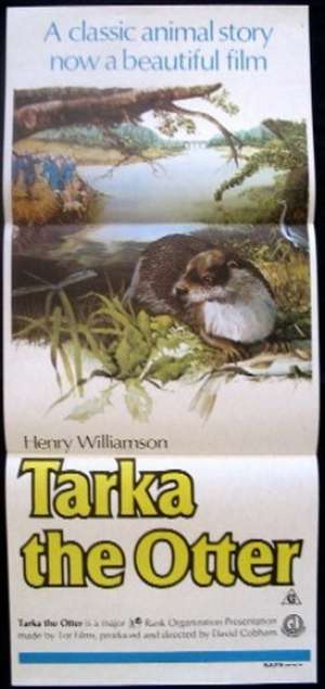 Tarka The Otter 1979 Peter Ustinov Rare Daybill movie poster