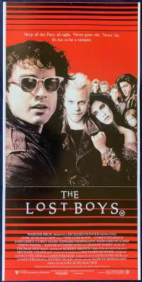 The Lost Boys Poster Original Daybill 1987 Vampires Kiefer Sutherland