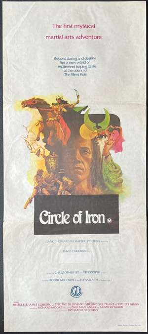 Circle Of Iron aka Silent Flute 1979 Daybill Poster David Carridine Bruce Lee